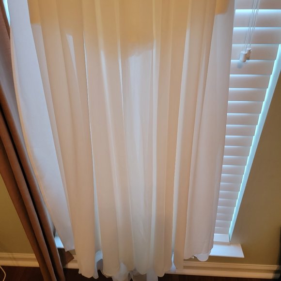 Lillian West Wedding Romper with Sheer Overlay Style 66033 - Picture 10 of 14